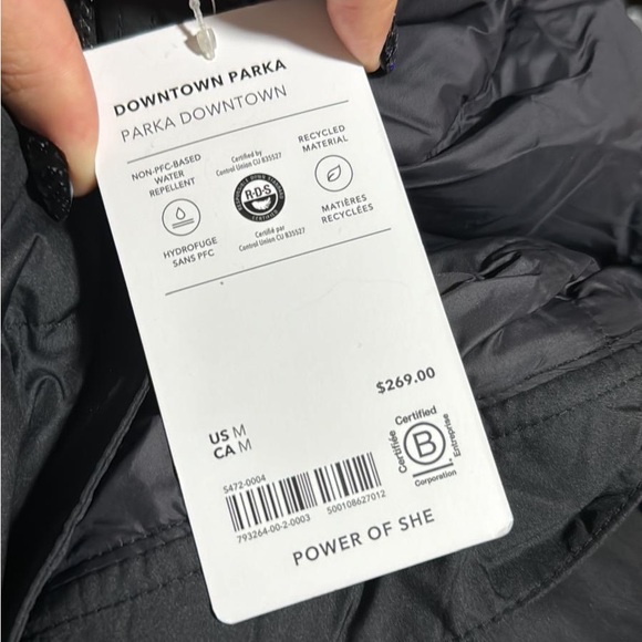 Athleta Downtown Puffer Parka // Black - Picture 11 of 15
